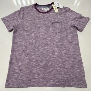 Original Penguin Men's Heathered Purple Tee